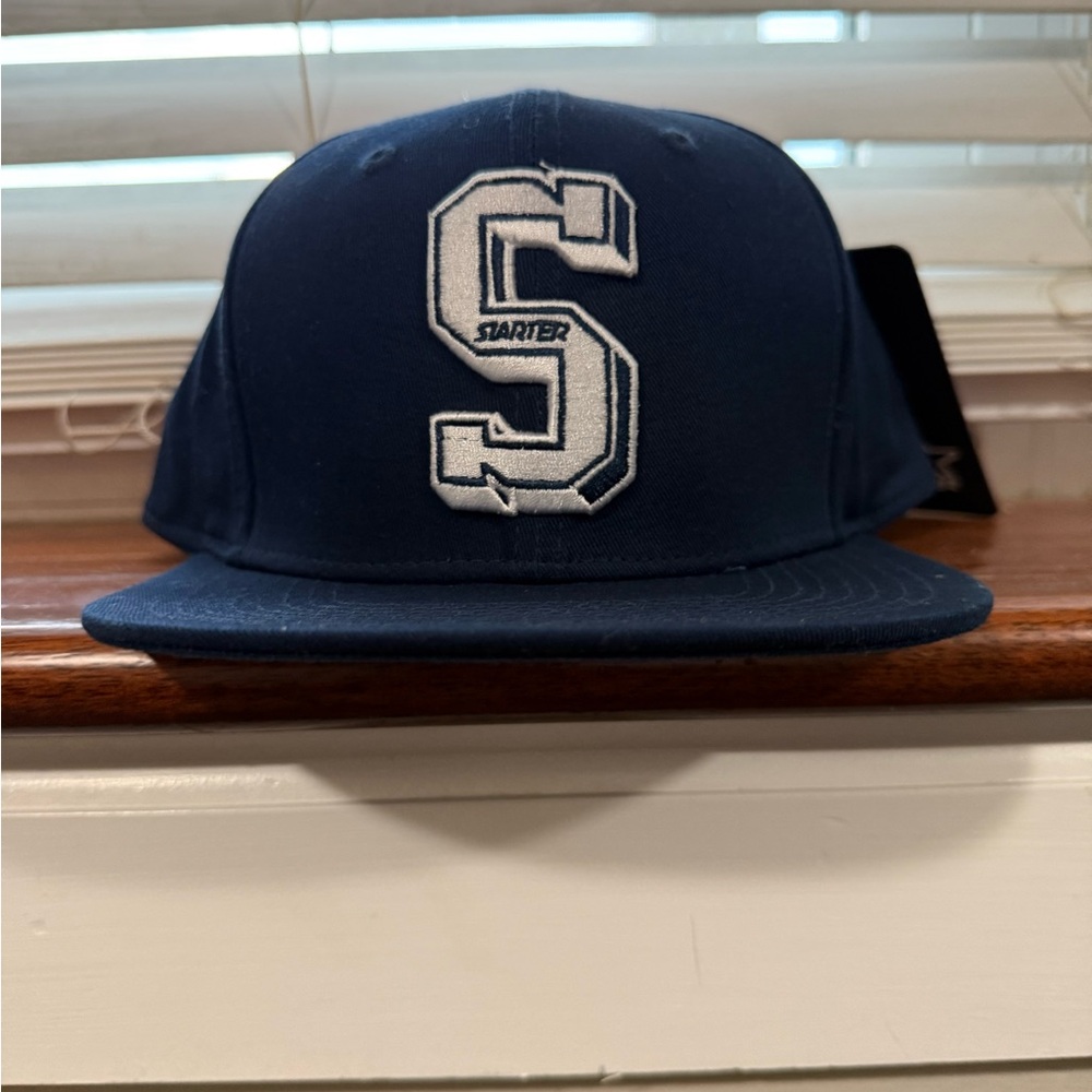 Starter Dark Blue Cap with White Emblem